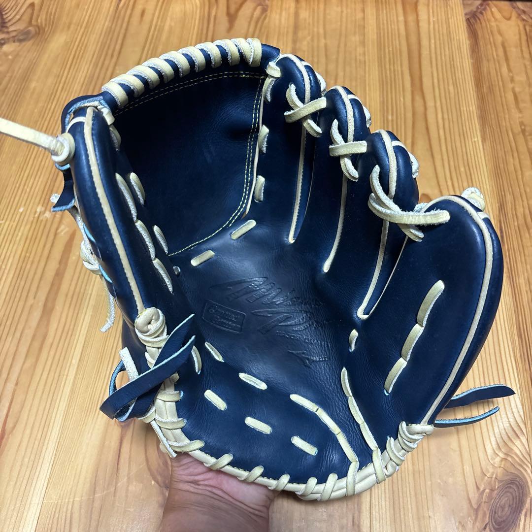 Mizuno Pro 軟式グローブ ネイビーピッチャー用