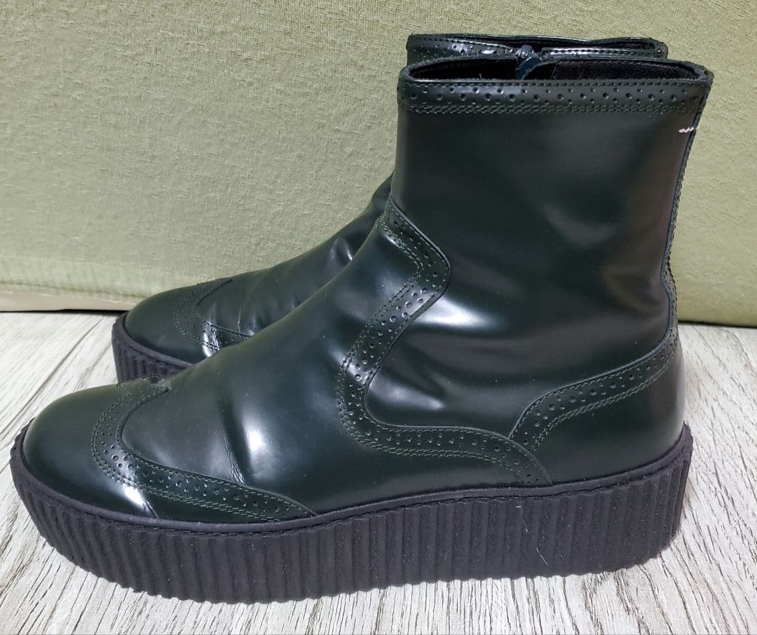 希少 MM6 メゾンマルジェラ レザーブーツ37