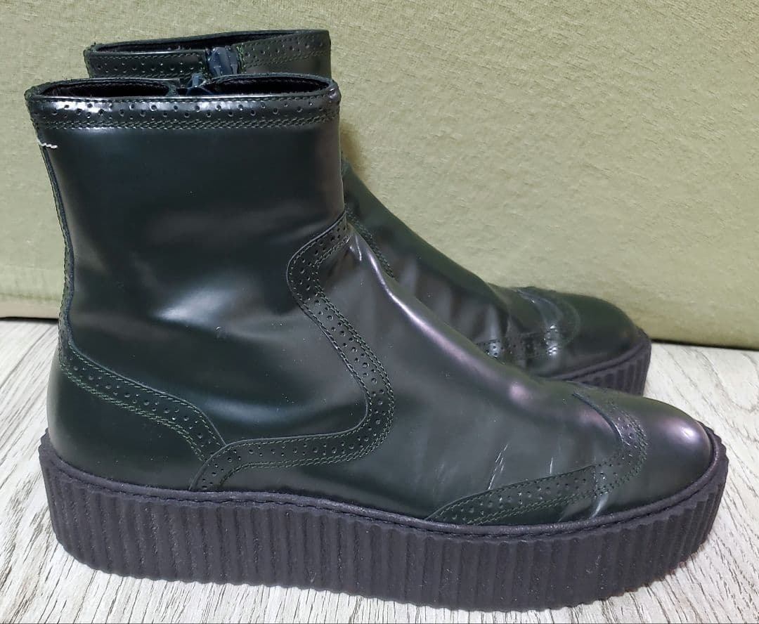 希少 MM6 メゾンマルジェラ レザーブーツ37