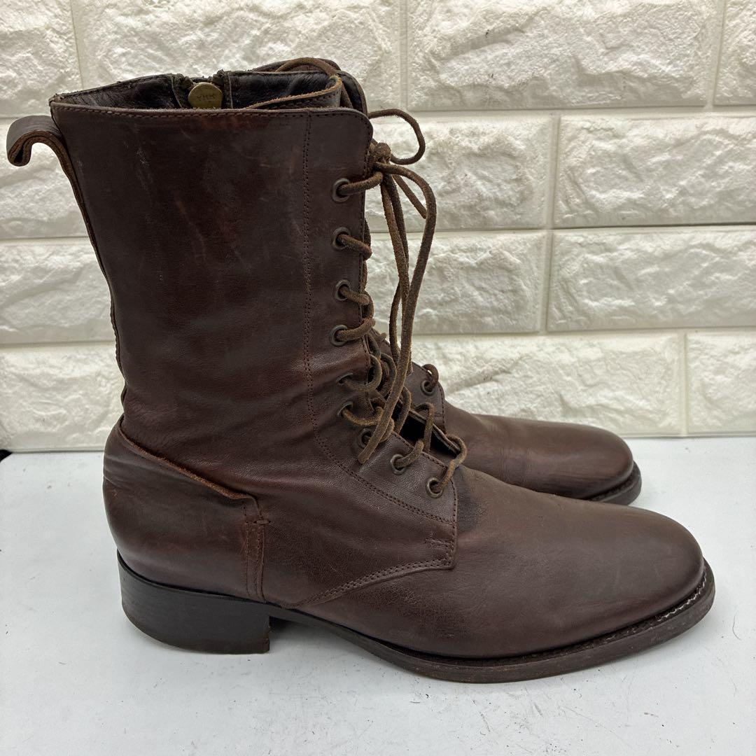 名作✨BUTTEROブッテロ B1119 レースアップブーツ サイドジップ 40