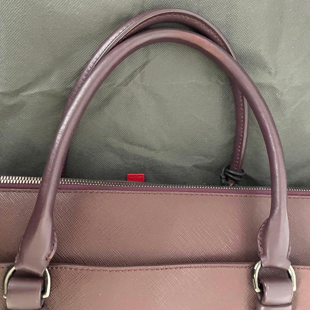 TUMI 2WAY トート レザー T-PASS搭載 PCケース付