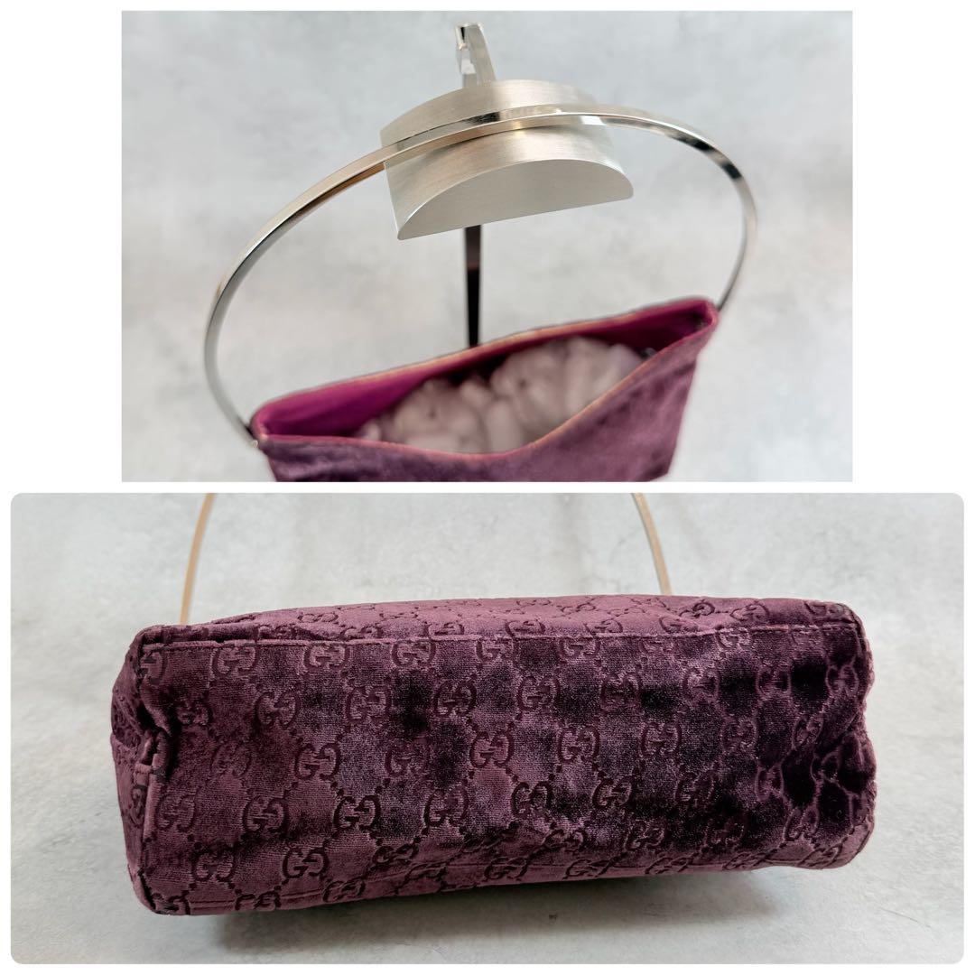 バッグ Vintage Gucci Purple Velvet Bag
