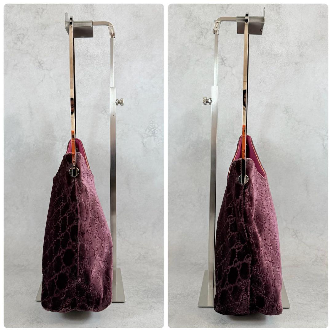 バッグ Vintage Gucci Purple Velvet Bag