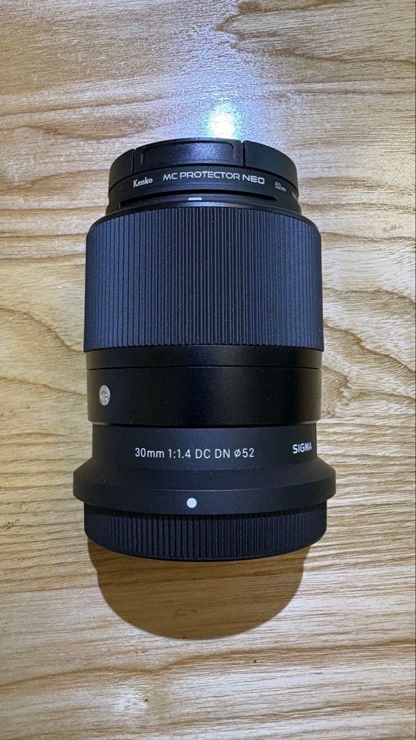 SIGMA シグマ 30mm f1.4 DC DN Zマウント保護フィルター付き