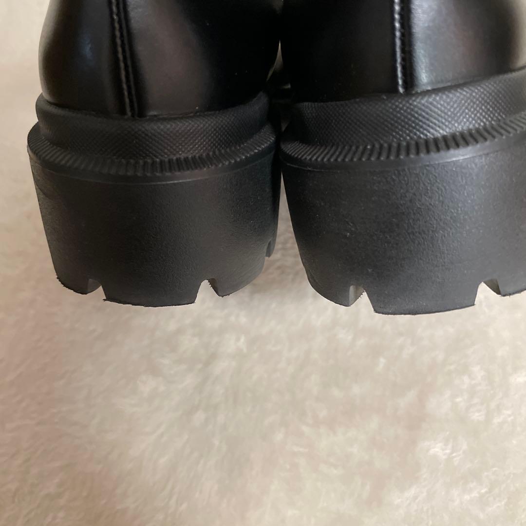 アダムエロペ　晴雨兼用ベーシックローファー　厚底　撥水