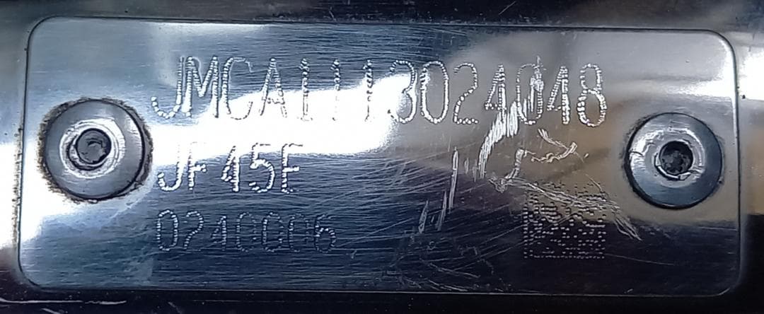 リード125 JF45 スペシャルパーツ武川 コーンオーバルマフラー ステー欠品