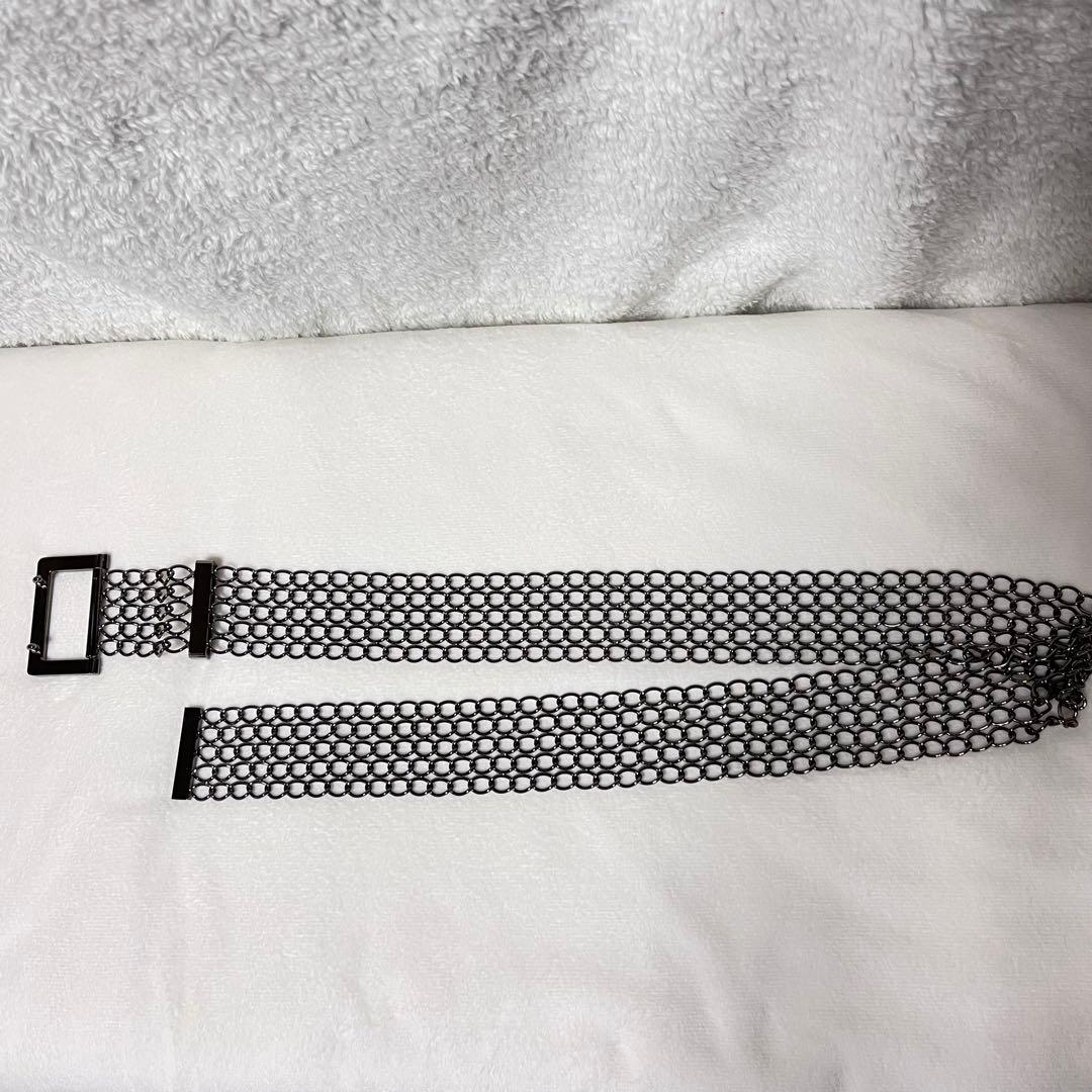 小物 P&D archive Y2K chain gimmick belt