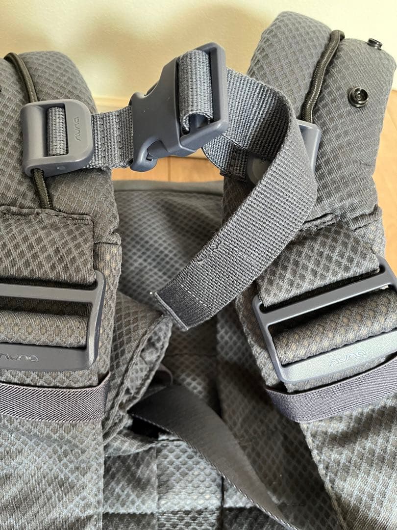 【美品】nuna ヌナcudl clik カドルクリック　デニム　純正スタイつき