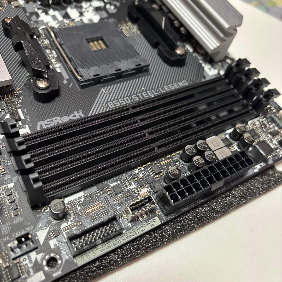 Asrock B550 Steel Legend (起動後による動作確認済)