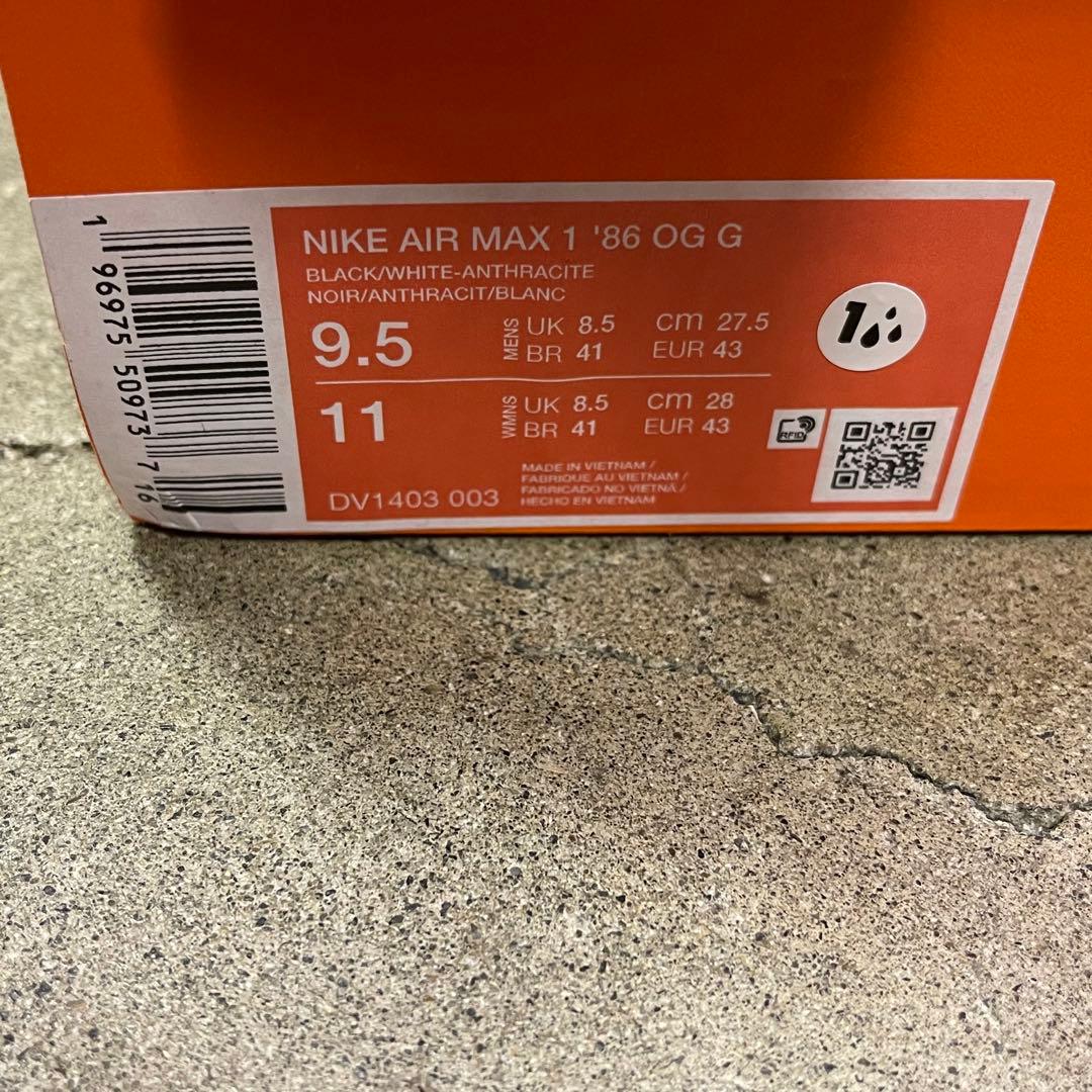 Nike Air Max 1 '86 OG Golf 27.5㎝