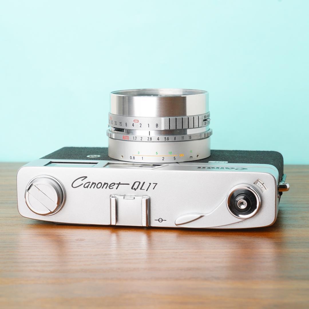 [美品] 完動品◎Canon キャノネットQL17 フィルムカメラ #85