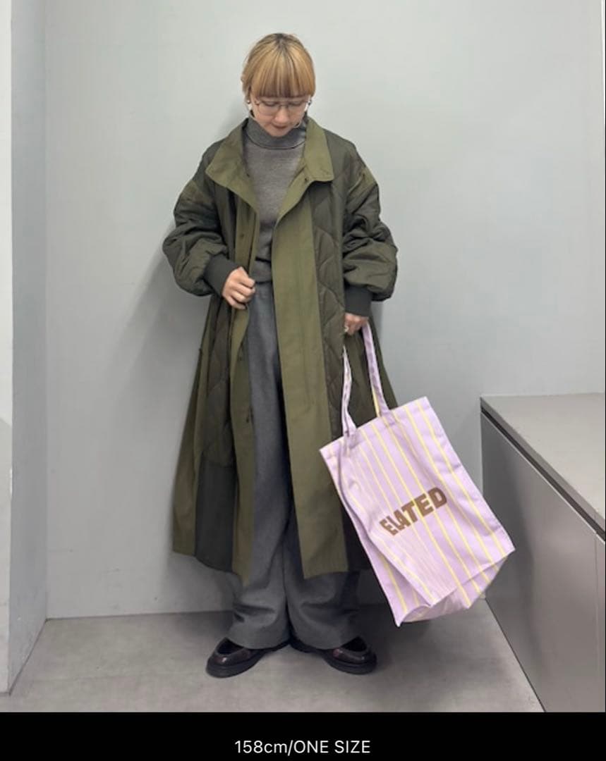 nakajinコート エシンタ　切替マキシミリタリーコート