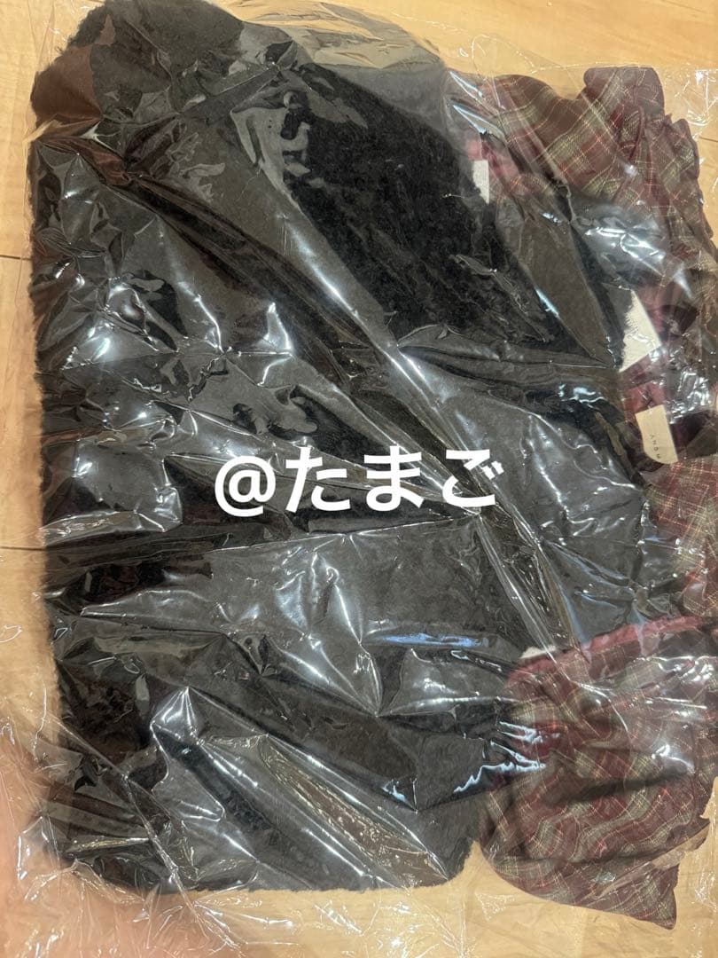 ワンピース andmary Lulu check set mini dress red