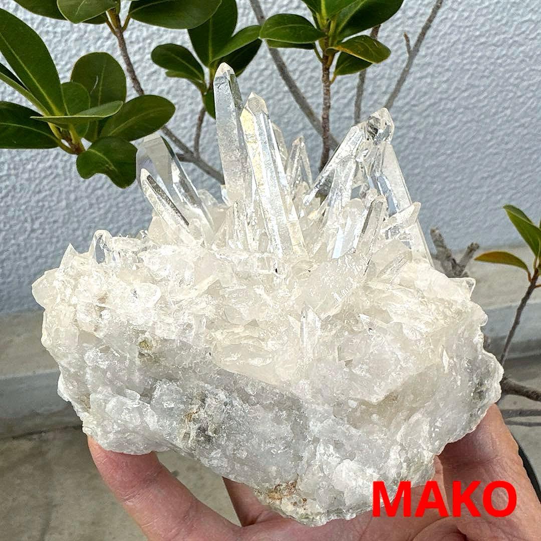 M1869☆ヒマラヤ水晶クラスター628g☆マニハール産☆N50912-D