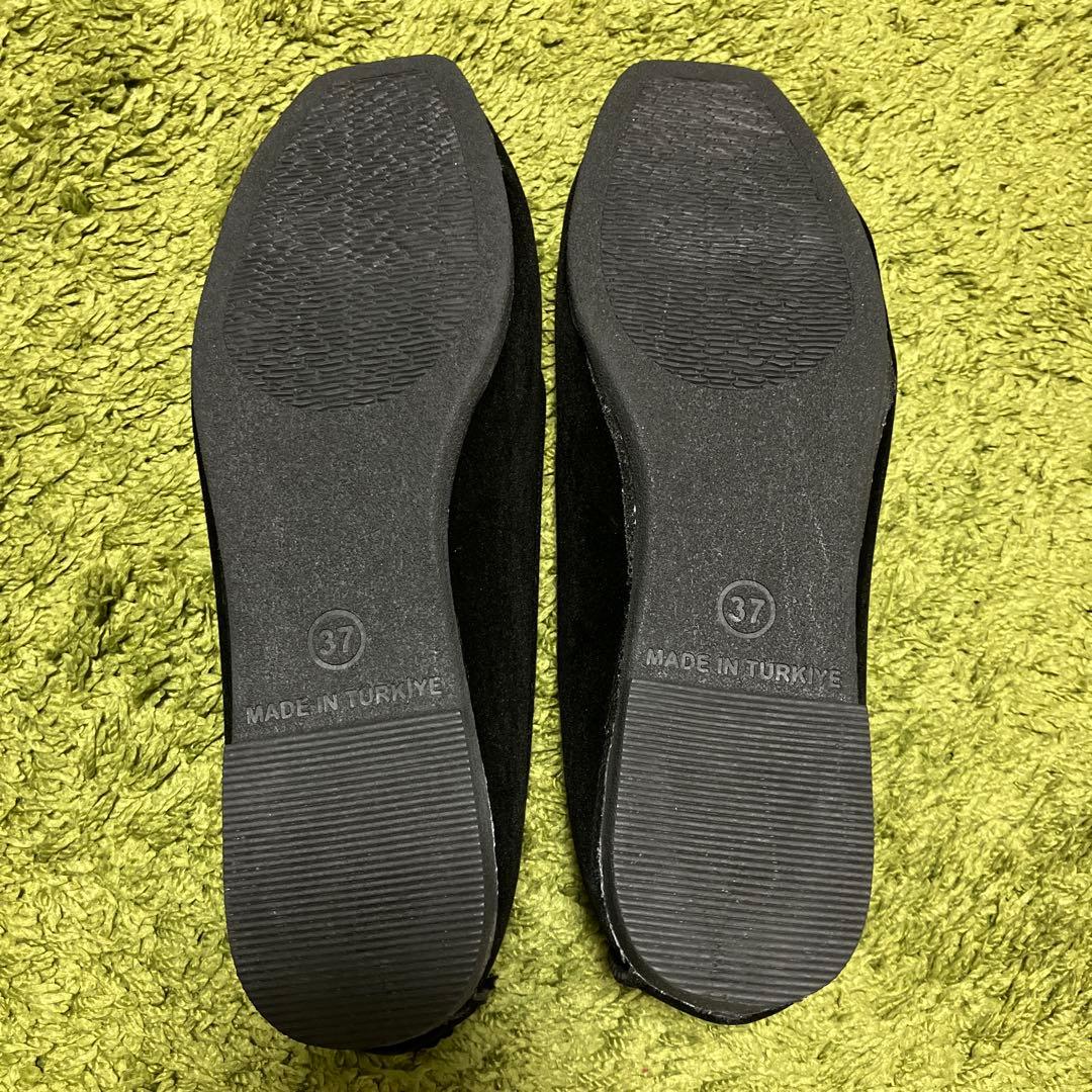 【新品】　IENA MALUS/マリュス VELVET SHOESブラック37