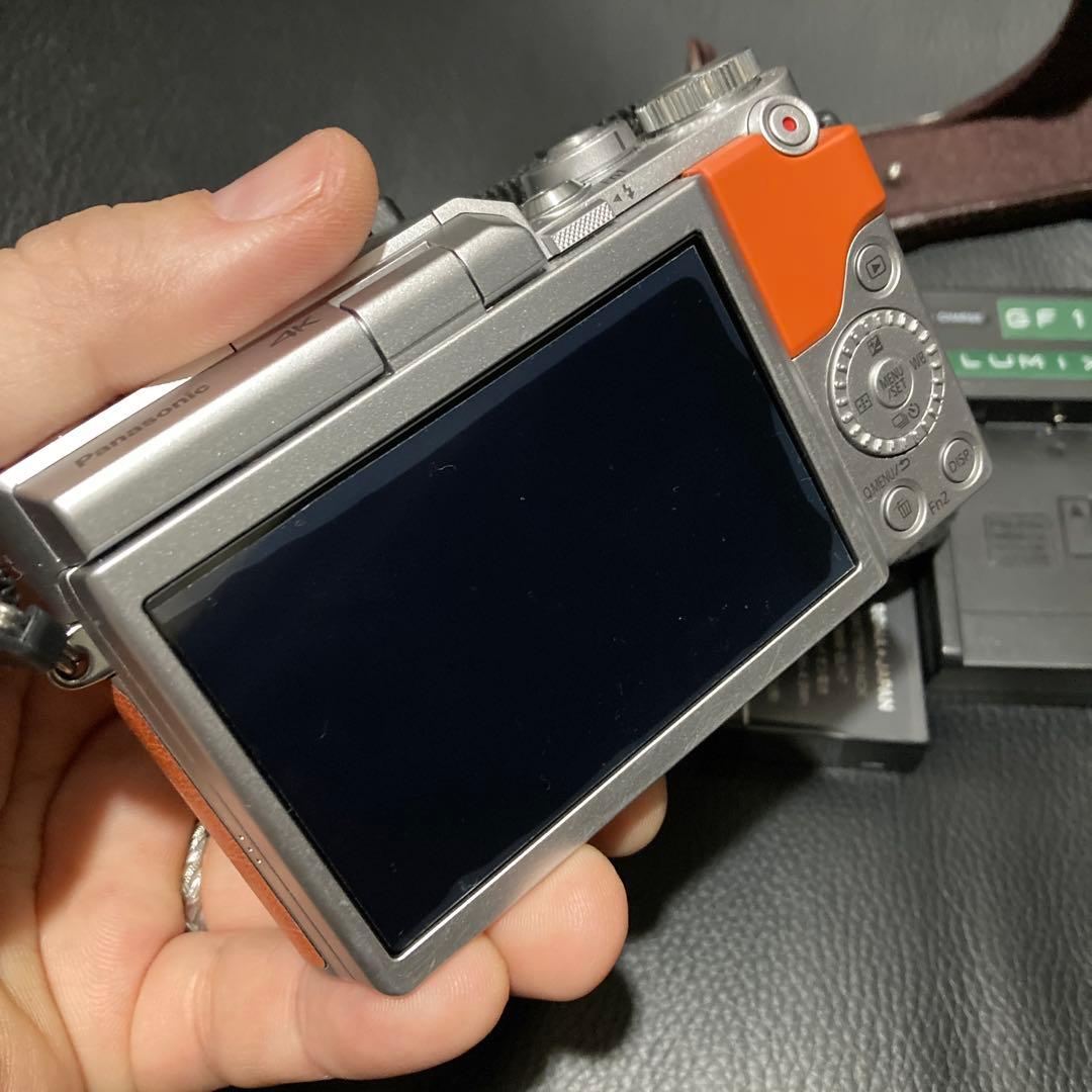 美品　最新LUMIX GF10ボディ&本革ボディケース&予備バッテリー&充電