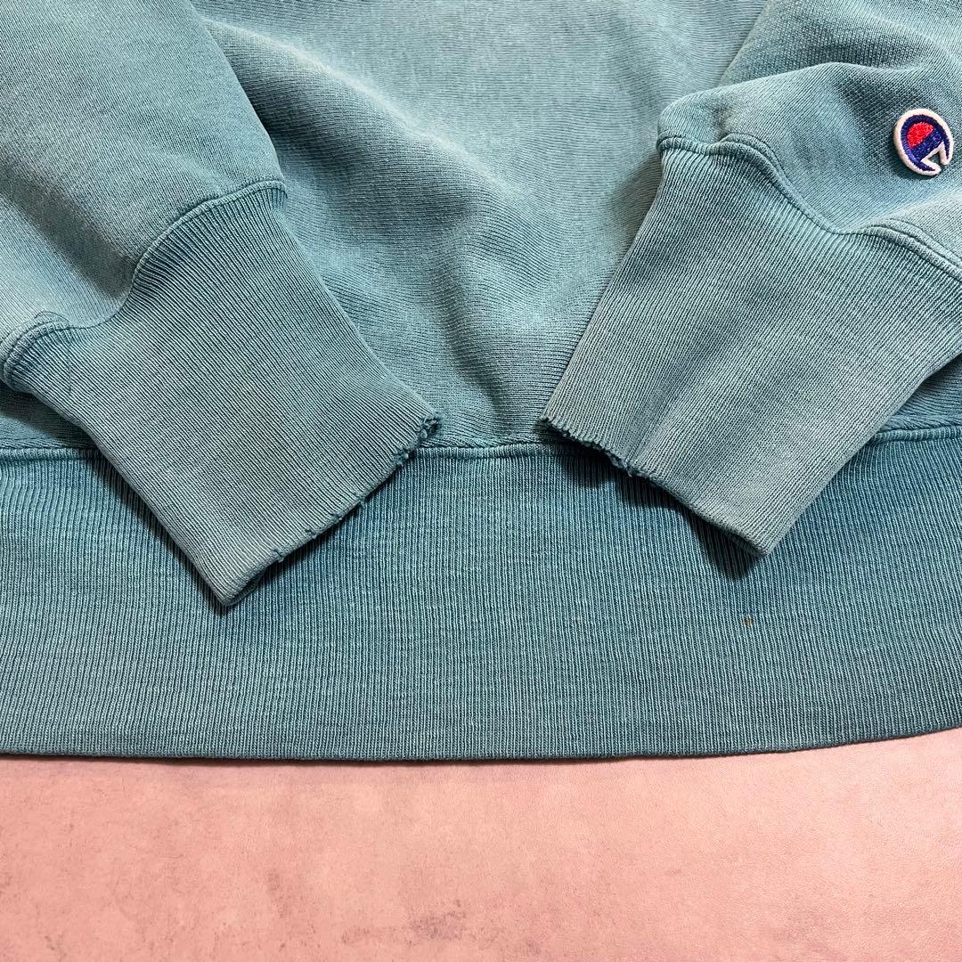 トップス Champion 90s reverse weave Tiffany Blue