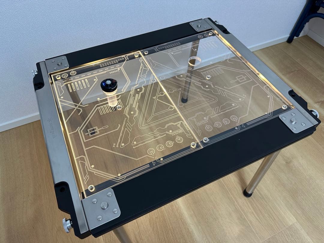 スノーピーク IGT企画 対応 アクリル天板 1ユニット 2枚セット ケース付2