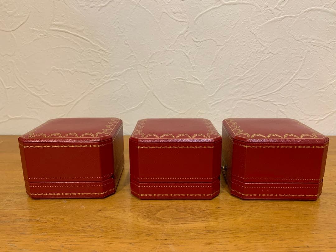 N0916-16★Cartier ジュエリーボックス 3個セット