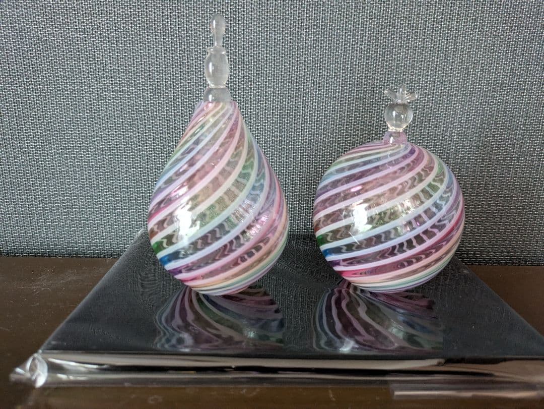 ガラス工房るん　雛人形　お雛様　花器　一輪挿し