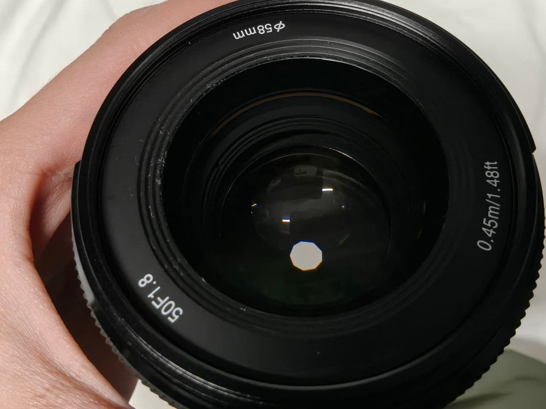 「訳あり」Yongnuo YN50mm F1.8S レンズ ソニーEマウント