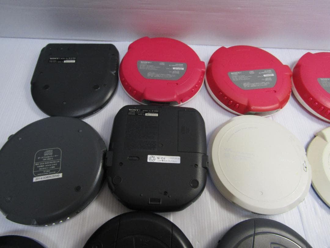 K0721 SONY ... ポータブルCDプレーヤー 14セット ジャンク