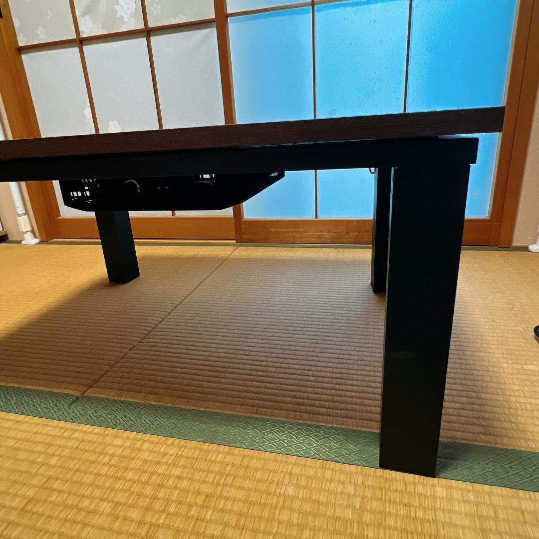 2021年製 ニトリ　木目調デザインのリビングこたつ(8060 VBR)　炬燵