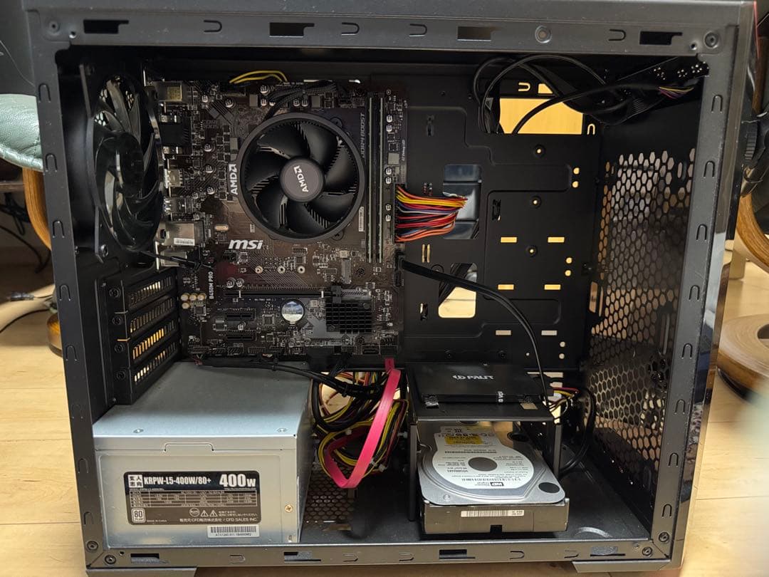 Windowsデスクトップ Ryzen5 2400G Windows10 SSD250G