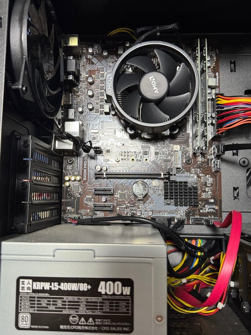 Windowsデスクトップ Ryzen5 2400G Windows10 SSD250G