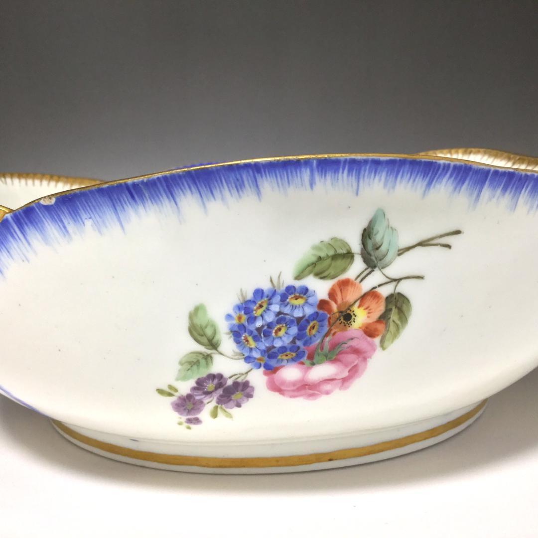 セーブル Sevres 1760年 キャベツの葉パターン サラダボウル