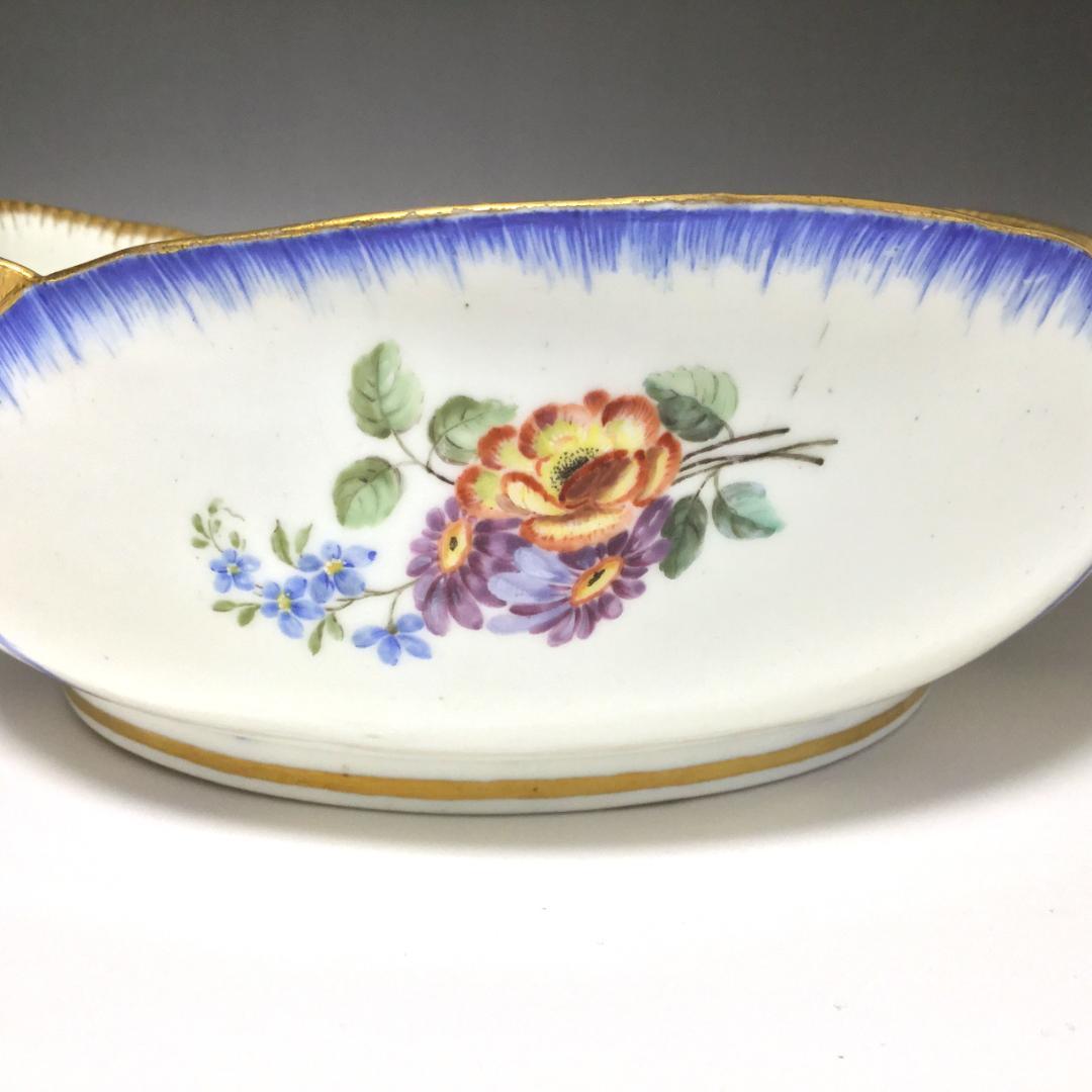セーブル Sevres 1760年 キャベツの葉パターン サラダボウル