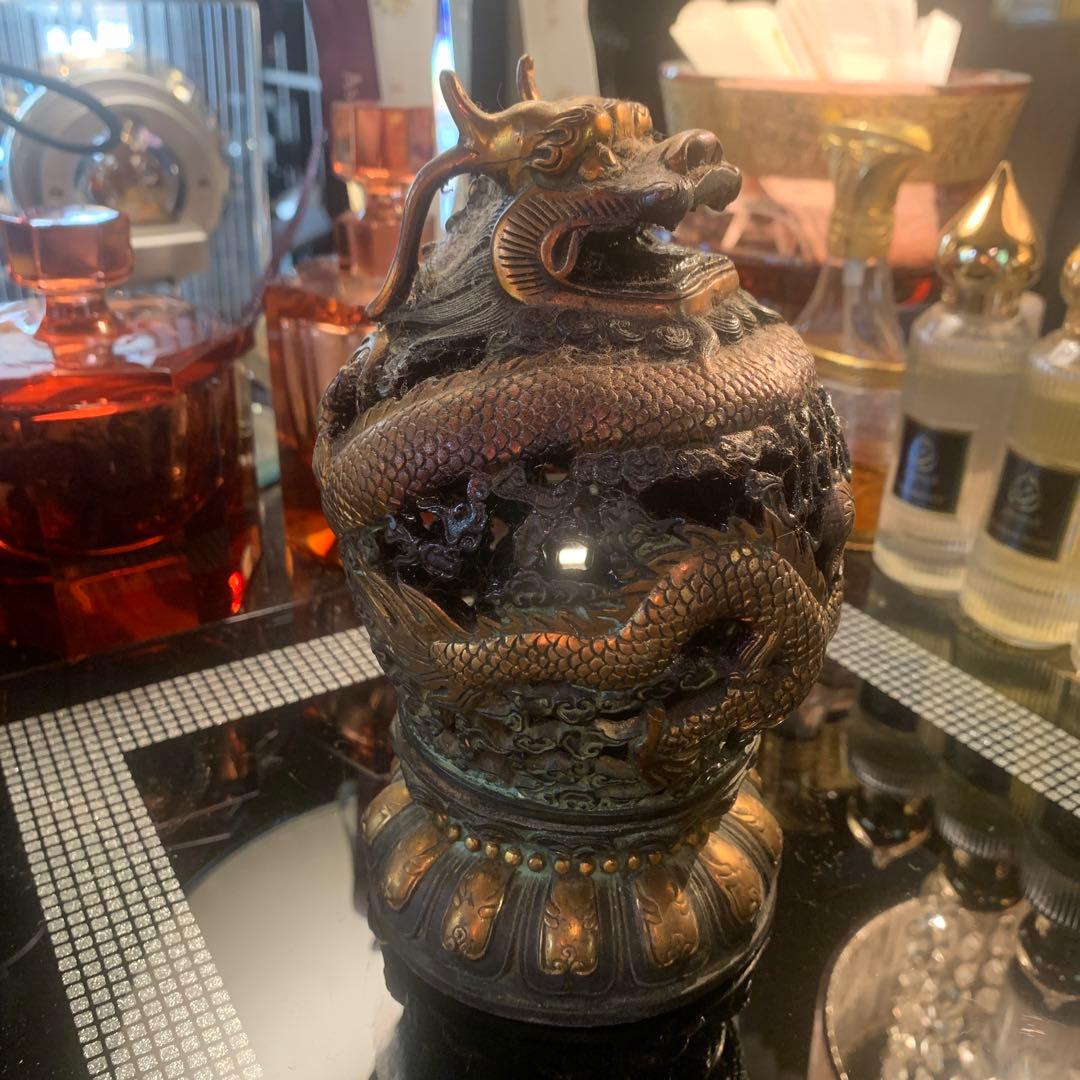 大明宜徳御製　龍　香炉