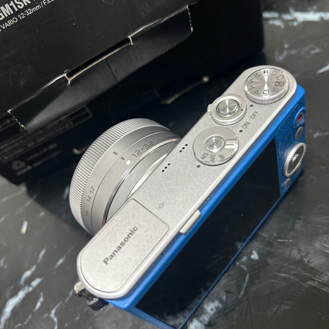 完全新品Panasonic LUMIX DMC-GM1S 青色 付属品全て