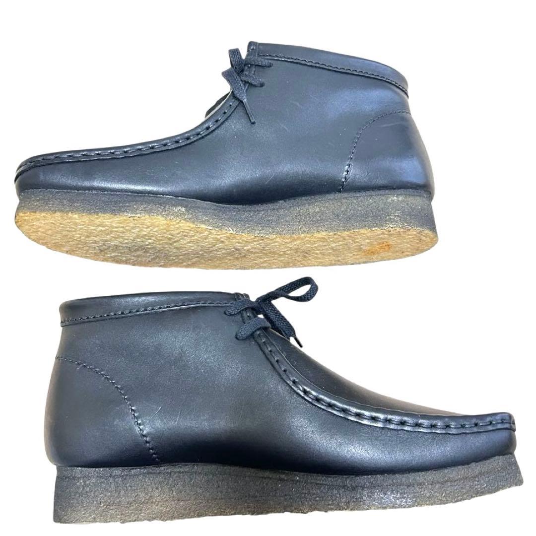 miesvdr Clarks ワラビーブーツ　レザー　ブラック　25.5㎝