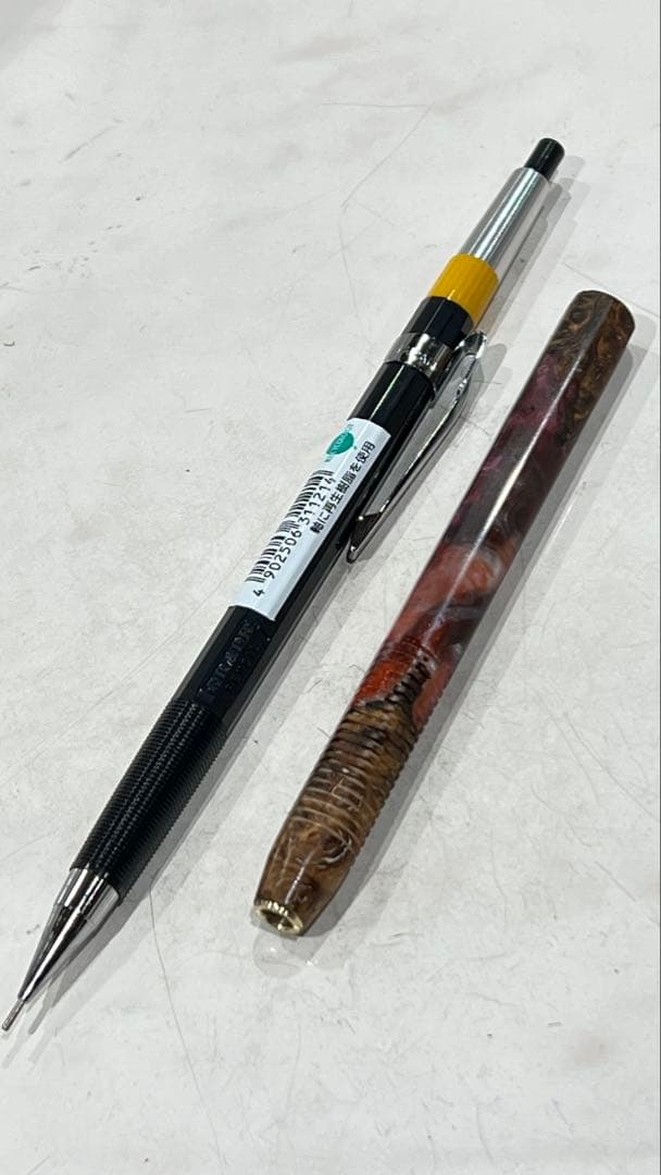 ぢゆ　pg5 ハイブリッドウッド9-9赤　六角軸　スリット加工