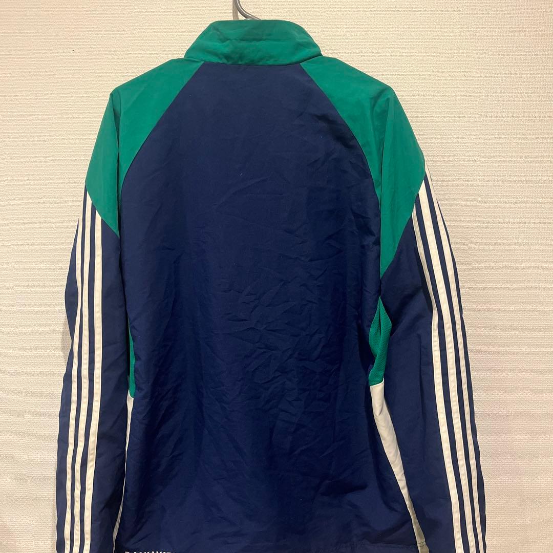 桐蔭学園ラグビー部ウォームアップウェア 2XO ネイビー/グリーン