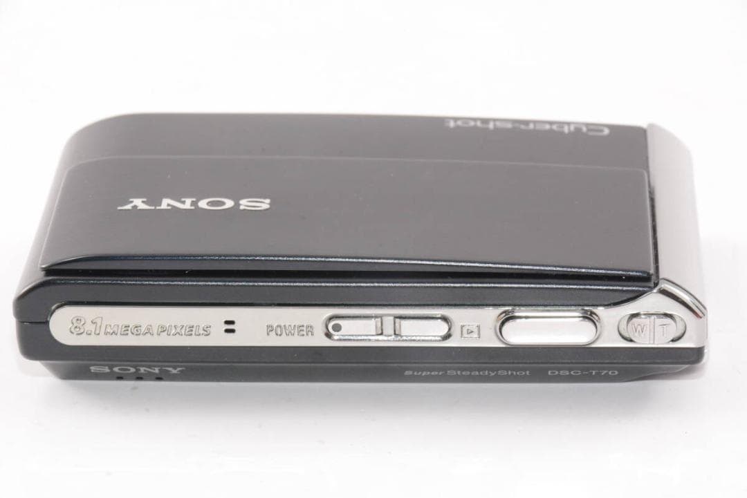 希少! SONY Cyber-shot DSC-T70 ブラック コンデジ