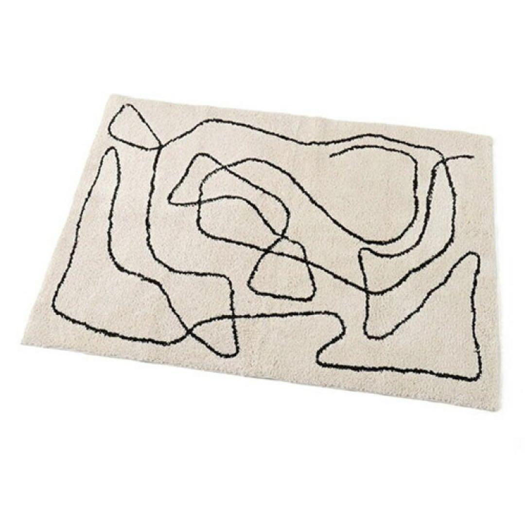 限定値下げ 140×200 ジャーナルスタンダード ラグ 使用期間3ヶ月