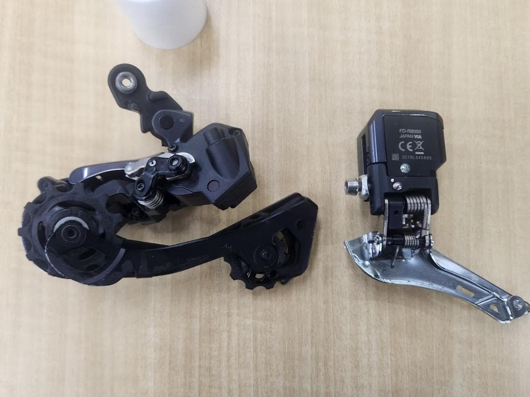 中古シマノDi2アルテグラ　RD-RX805-GS、　FD-R8050
