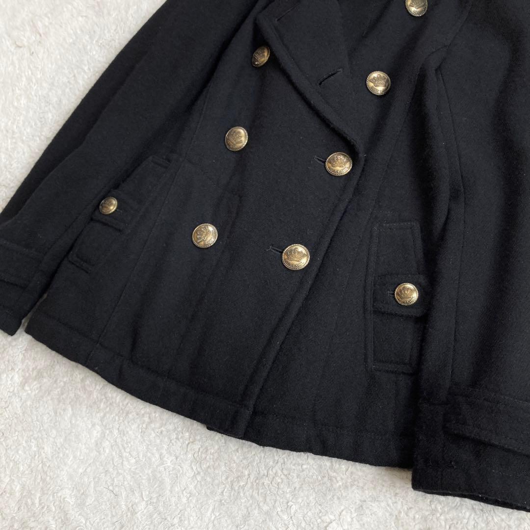 BURBERRY BLUE LABEL　ナポレオンジャケット　ノバチェック　黒