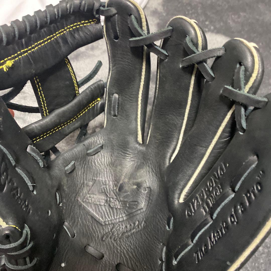 Rawlings 軟式グローブ 黒/黄色