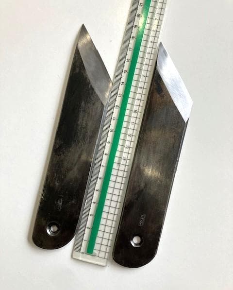 うなぎ裂き　鰻裂き　鰻包丁　うなぎ包丁　青鋼　正宗　36mm 2本セット　関西