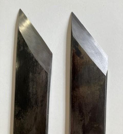 うなぎ裂き　鰻裂き　鰻包丁　うなぎ包丁　青鋼　正宗　36mm 2本セット　関西