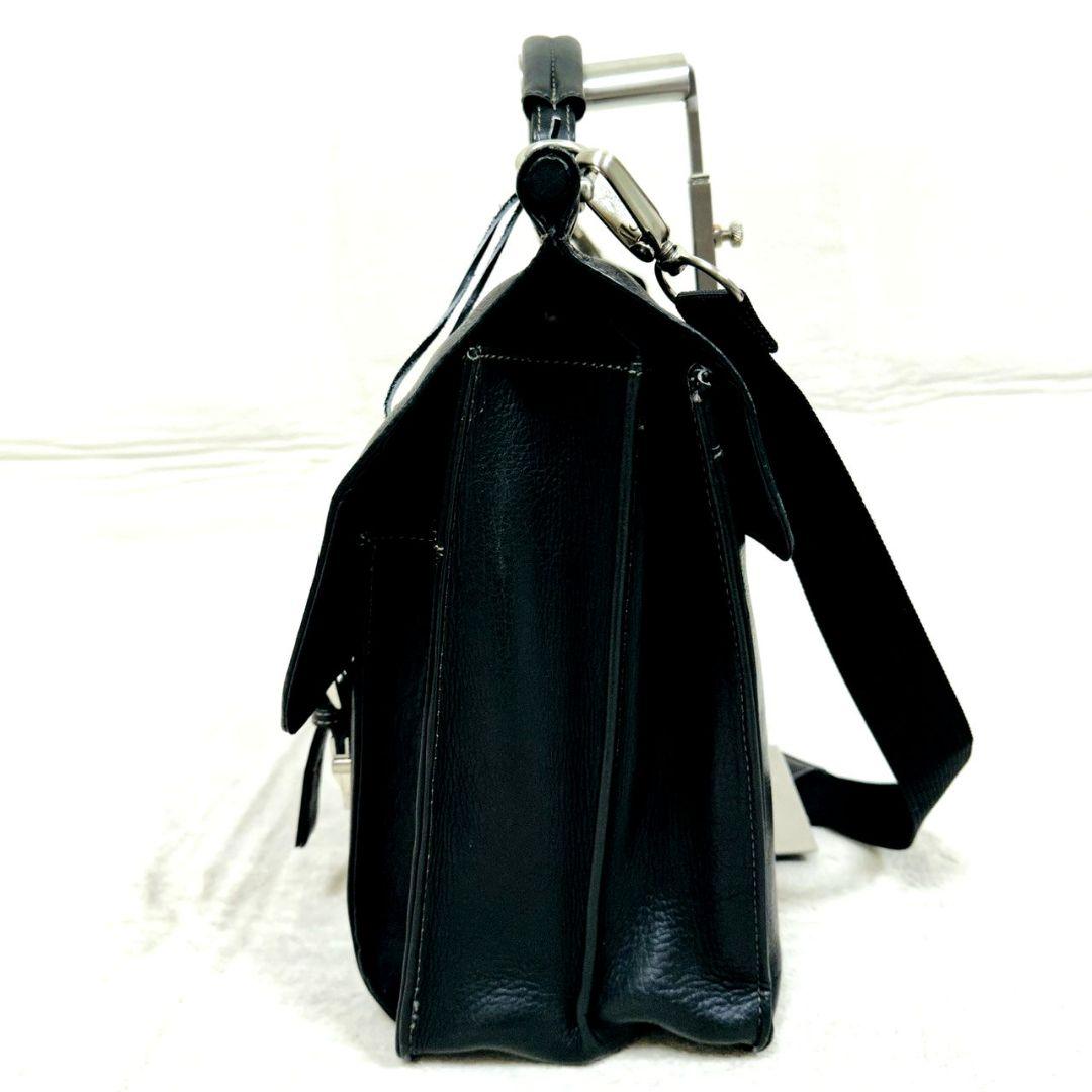 極美品 ウィルソンズレザー 2way ビジネスバッグ ブリーフケース 2室本革