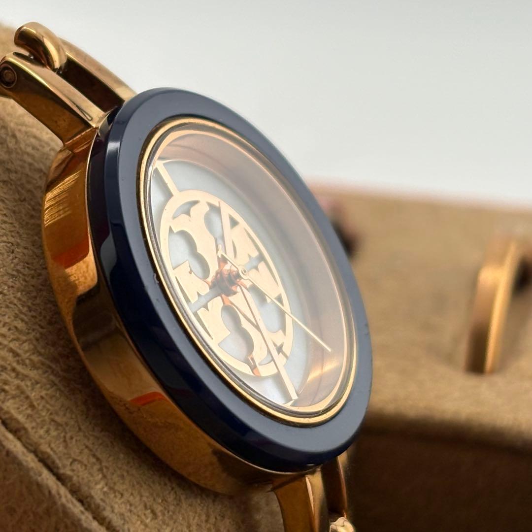 【極美品】トリーバーチ　チェンジベゼル　クォーツ　箱付　希少