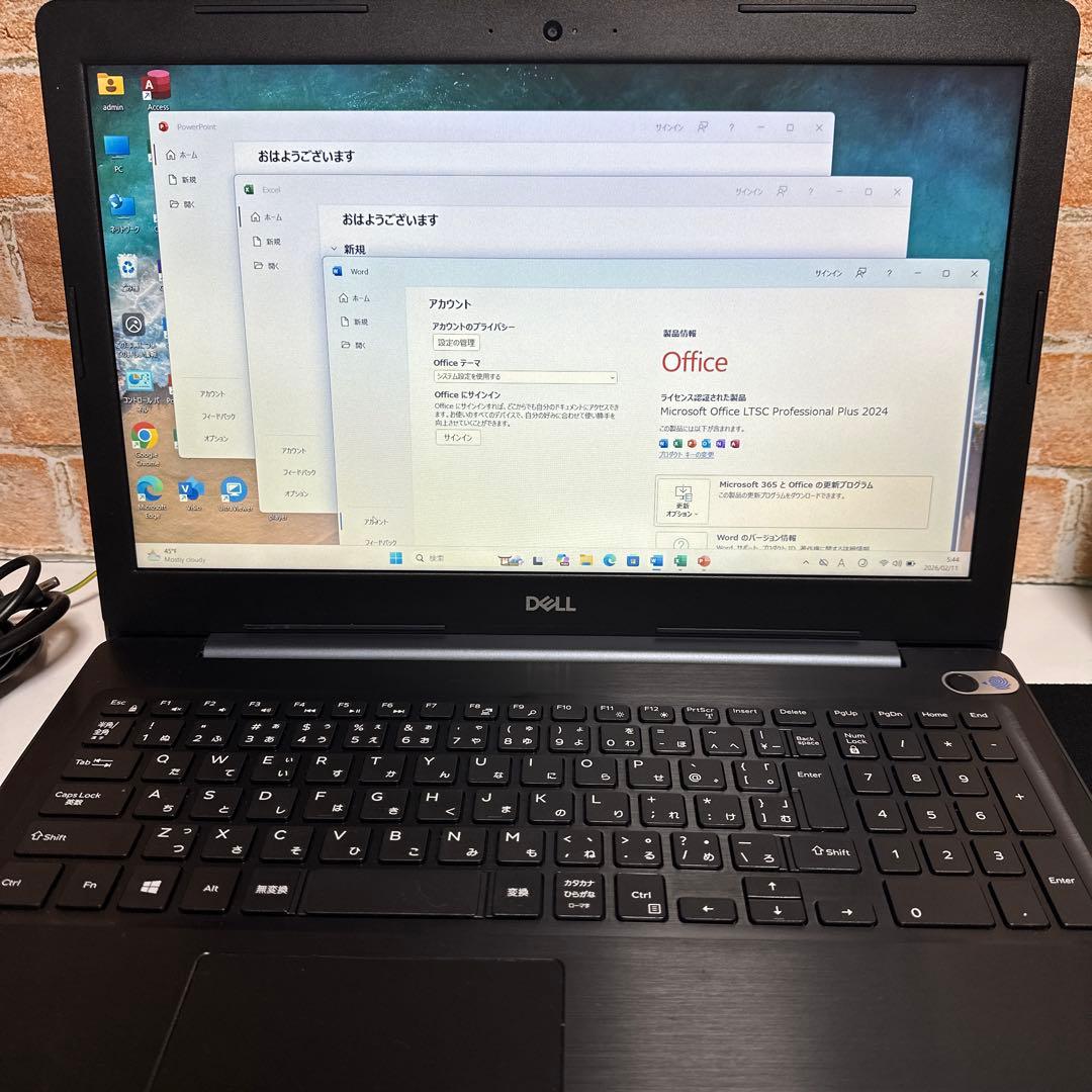 美品DELL ノートPC FHD SSD 256GB＋HDD1TB Win11