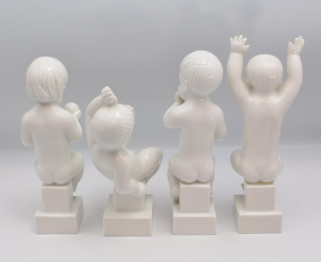 赤ちゃん・４体セット／二羽のペンギン　おまとめ　デンマーク　ご成約済み