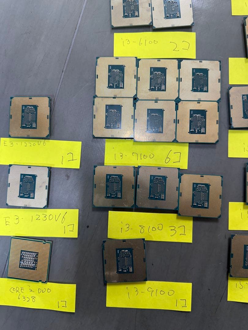 値下げ　お買い得セットCPU 30個i5 i3多数