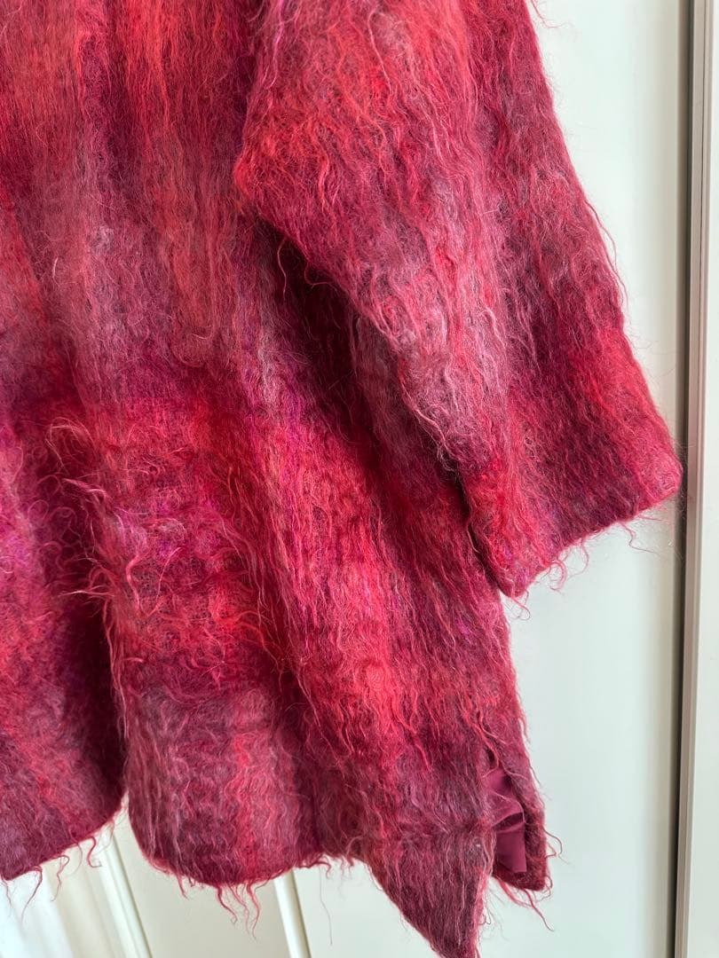 vintage モヘア　コート　アウター　古着コート　ジャケット