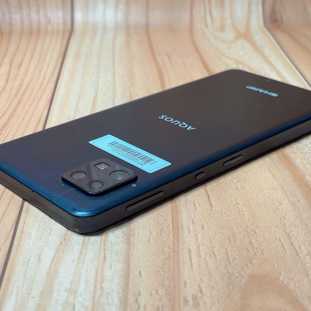 SIMフリー 本体 AQUOS sense6 128 GB 078G4 ブラック